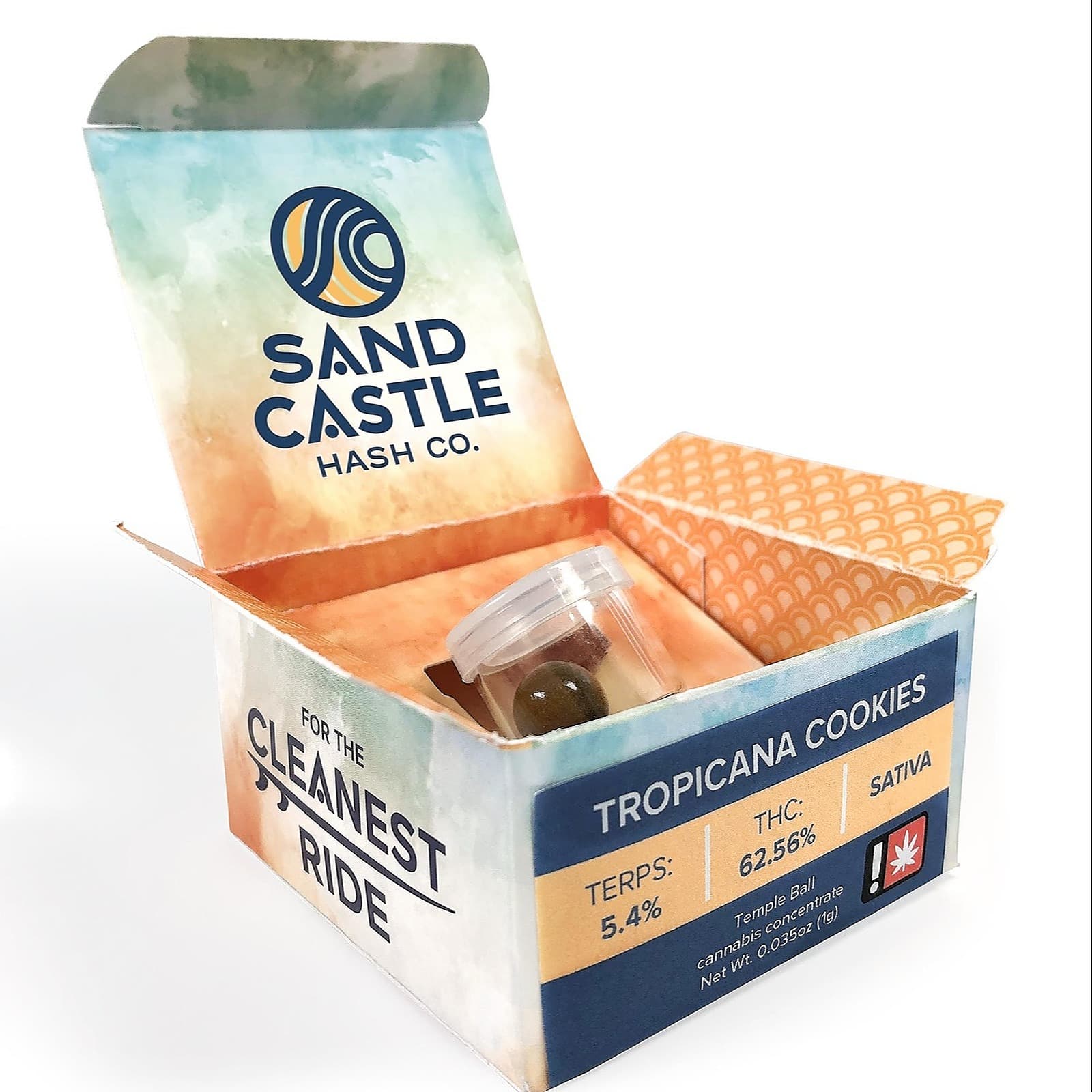 Sand Castle Hash Co. Dosidos (Indica) Hash Temple Ball 1g - Sand Castle