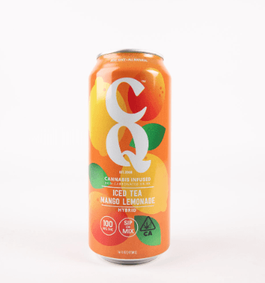 CQ 16OZ ICED TEA MANGO LEMONADE 100MG - CQ