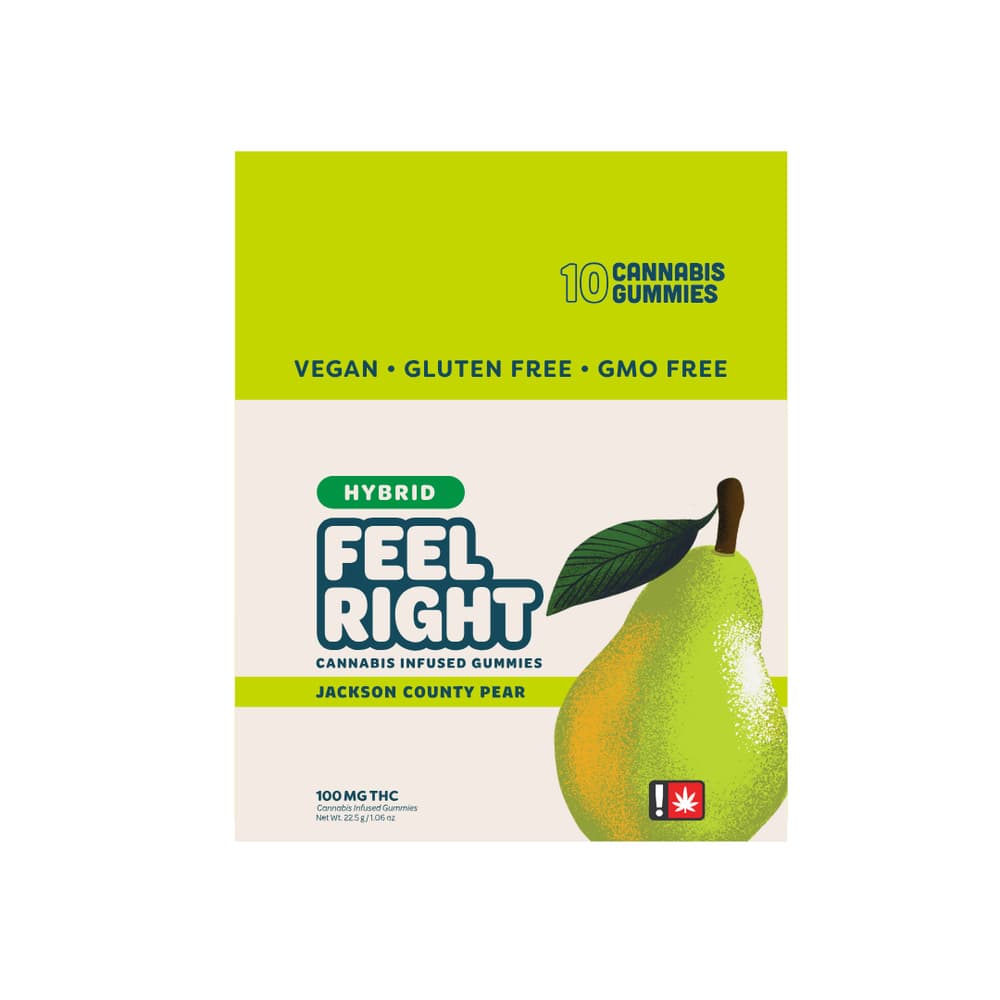 Feel Right Jackson County Pear [10pk] (100mg)