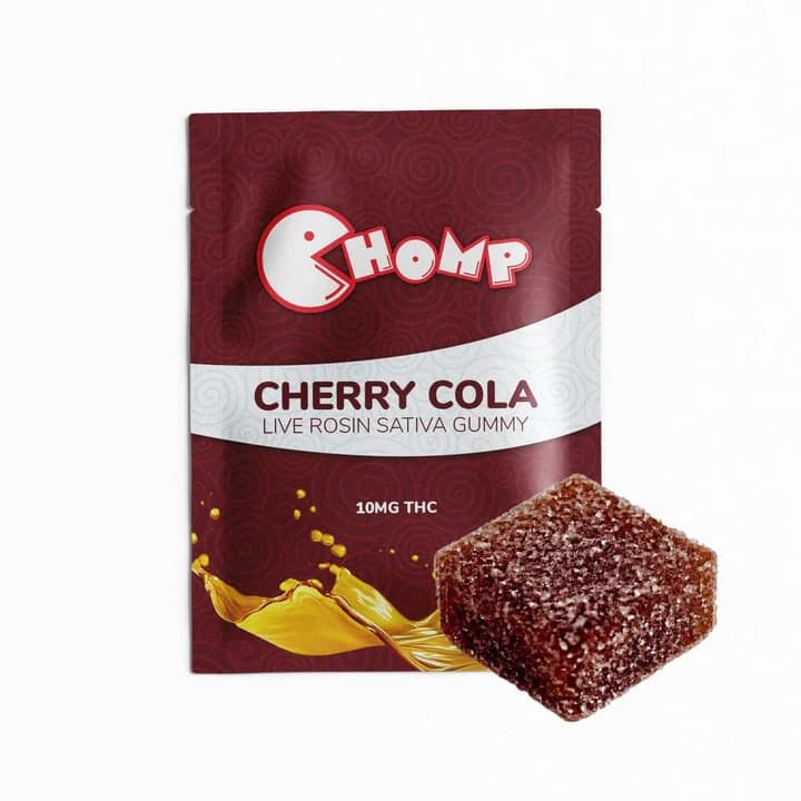 CHOMP Cherry Cola Indica Live Rosin Gummy - 1 x 10mg