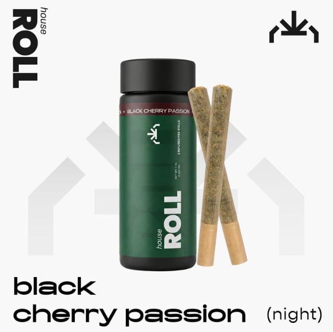 House Roll House Roll Black Cherry Passion 1.5g/2pk Multipack Infused PreRoll