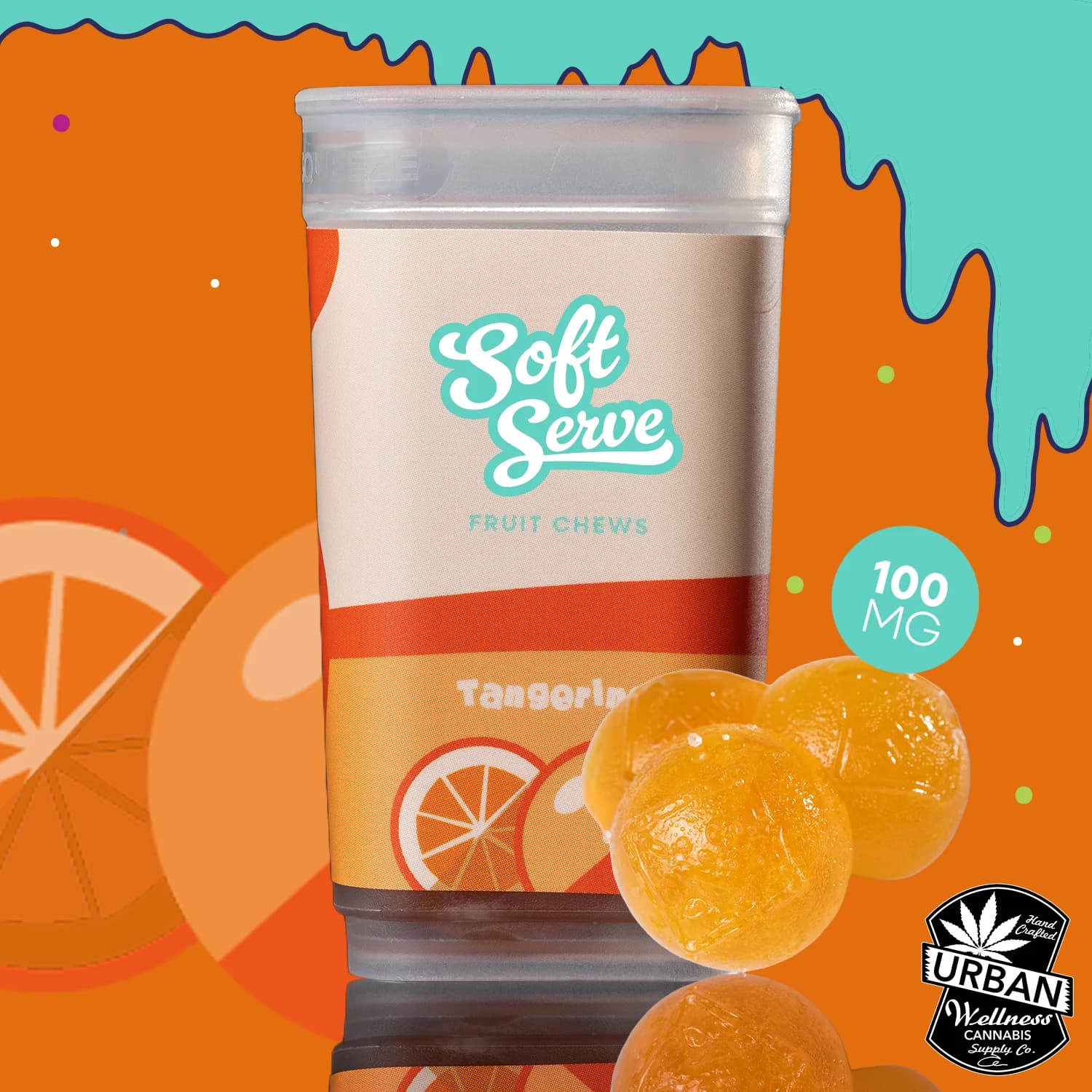 Soft Serve Tangerine [10pk] (100mg)