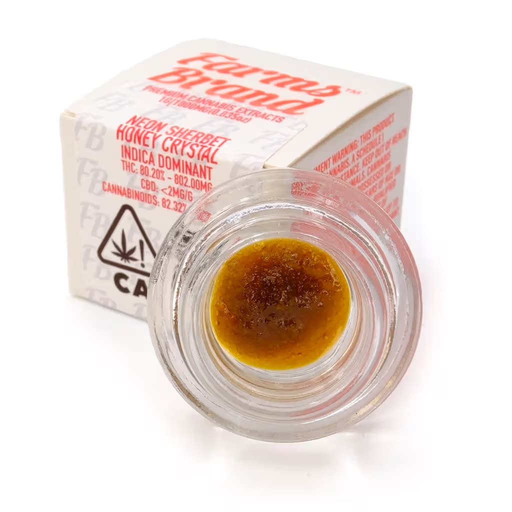 Farms Brand Neon Sherbet Honey Crystal