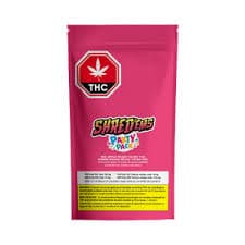 SHRED'EMS Multipack of 10, Shred'ems Red Apple Peach MAX10 Party Pack 1 x 10mg THC Soft Chews