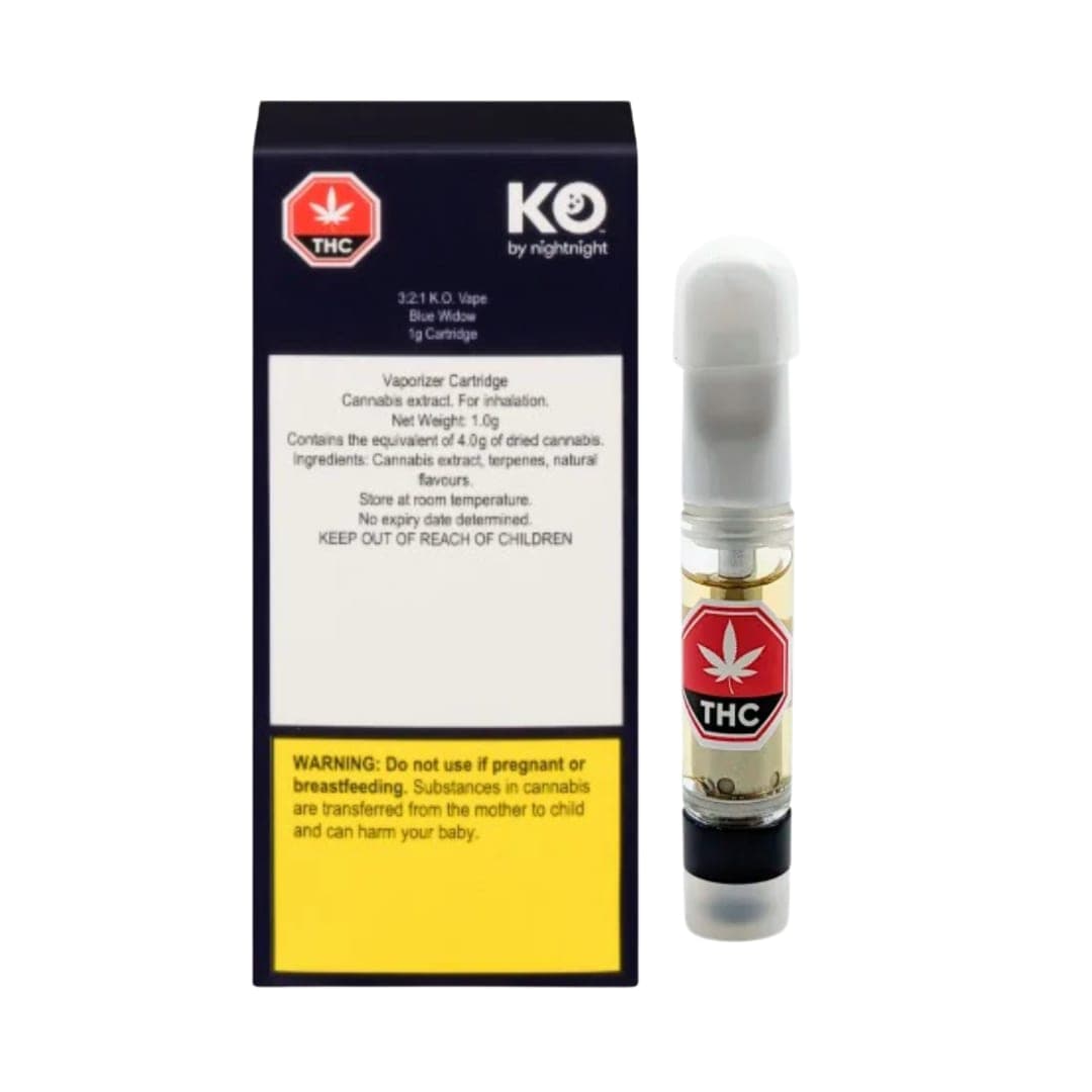 K.O. by NightNight 3:2:1 K.O. BLUE WIDOW CARTRIDGE 1g