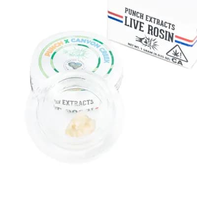 PUNCH EXTRACTS LIVE ROSIN BADDER TIER 3 [1G] TAHITI LIME - 1 G