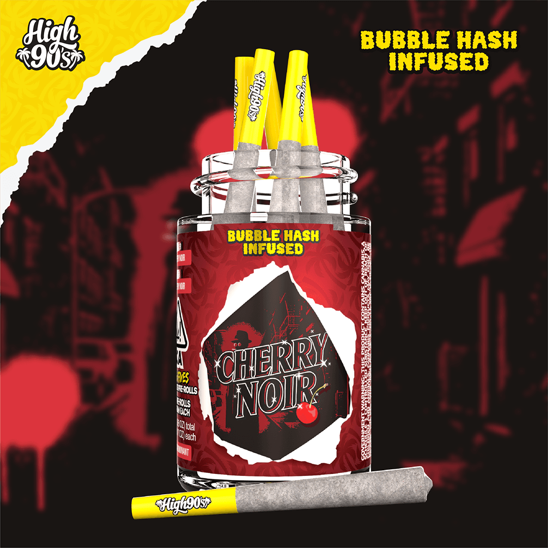 HIGH 90'S CHERRY NOIR BUBBLE HASH - 2.5G (4-PACK)