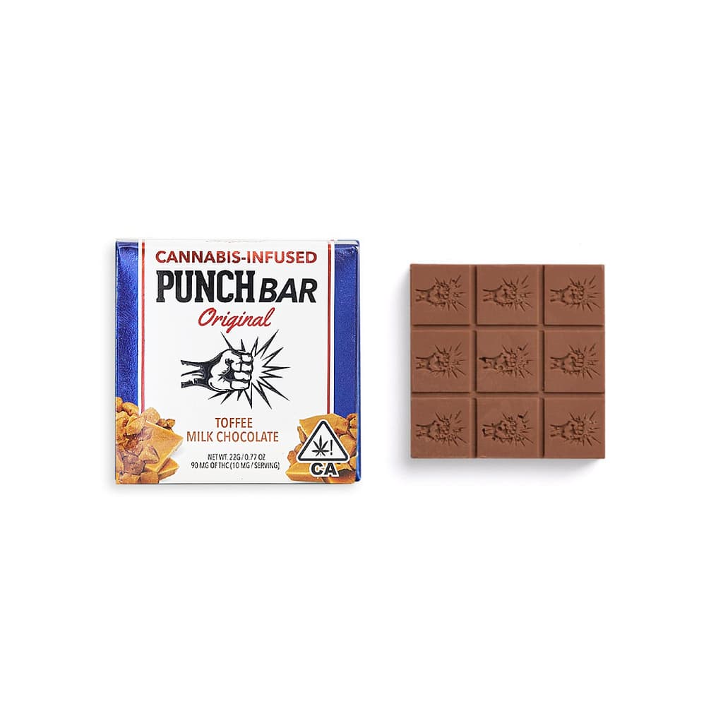PUNCH EDIBLES Toffee Milk Chocolate