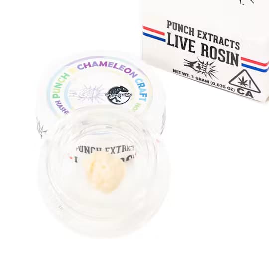 PUNCH EXTRACTS HASHBURGER BY CHAMELEON TIER 3 LIVE ROSIN BADDER 1G