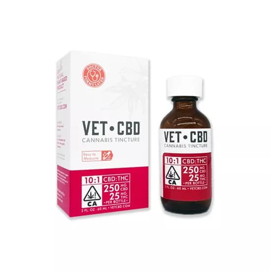 VET CBD EXTRA STRENGTH TINCTURE 250MG CBD 2FLOZ [25MG] 10:1 CBD:THC