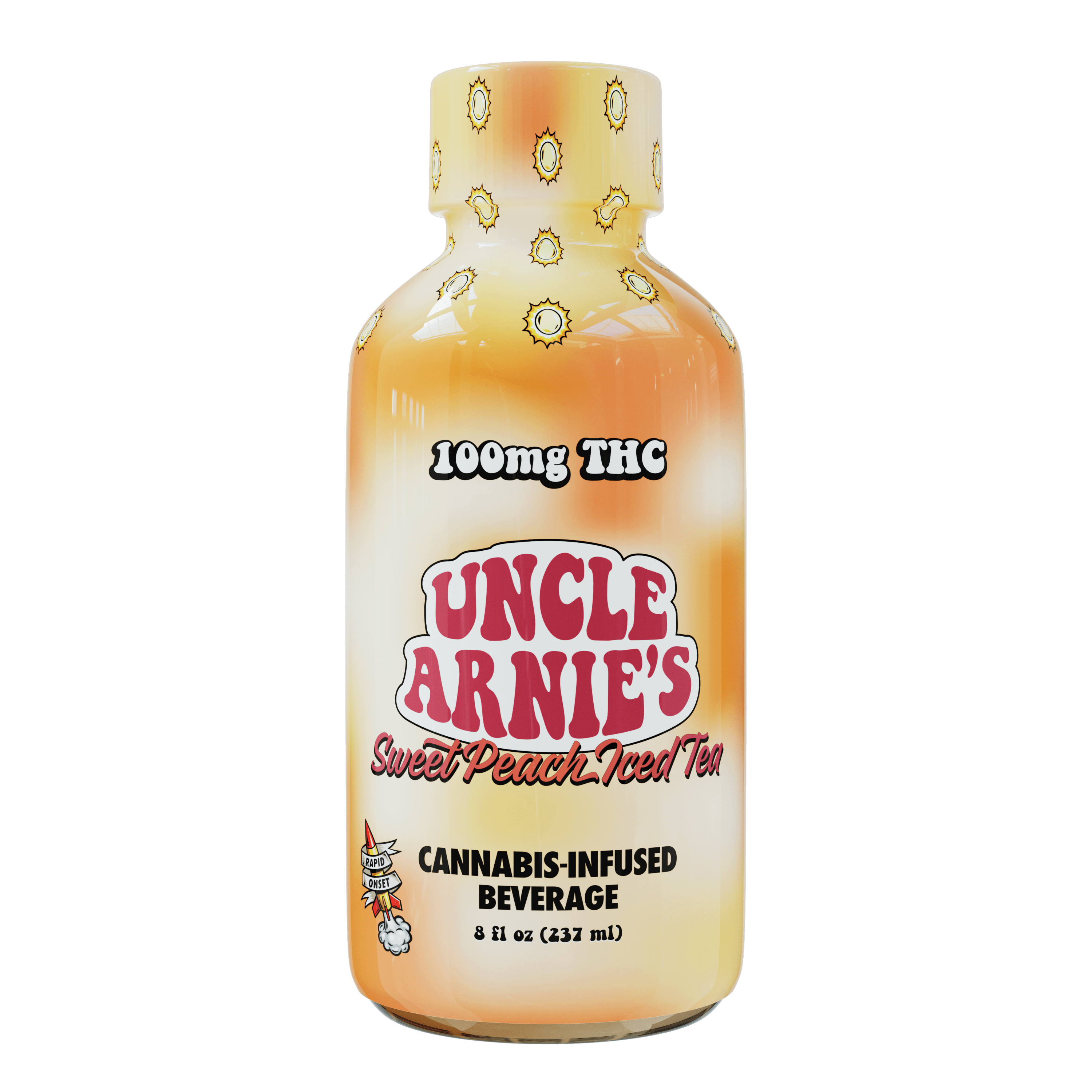 Uncle Arnie's Uncle Arnies 8oz - Sweet Peach 100mg