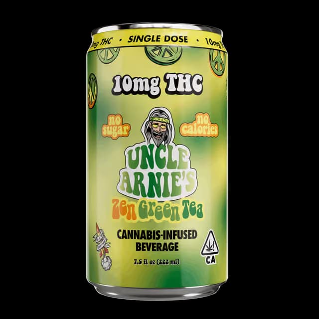 Uncle Arnies THC BEVERAGE - ZEN GREEN TEA - 10MG