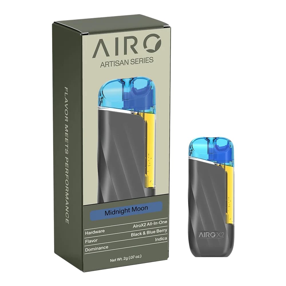 Airo Midnight Moon - Black & Blue Berry [2000mg]