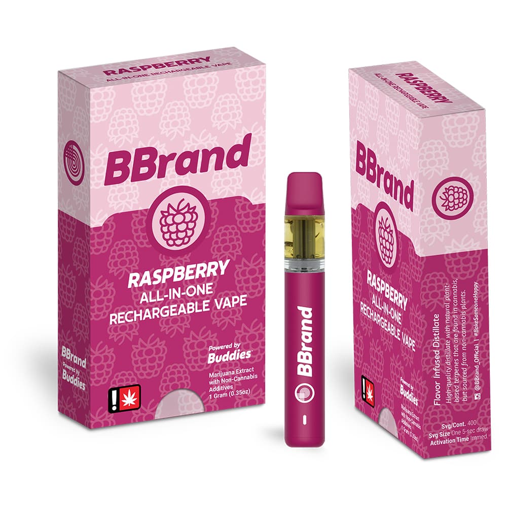 Buddies Brand Raspberry [1000mg]