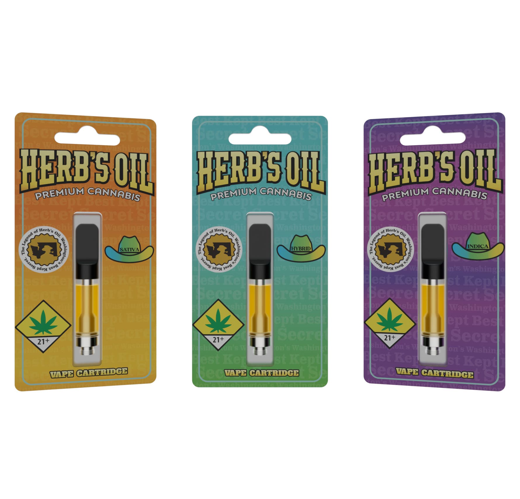 Herb's Oil Kandy Kush Pops 1g Cartridge (Herb's Oil)