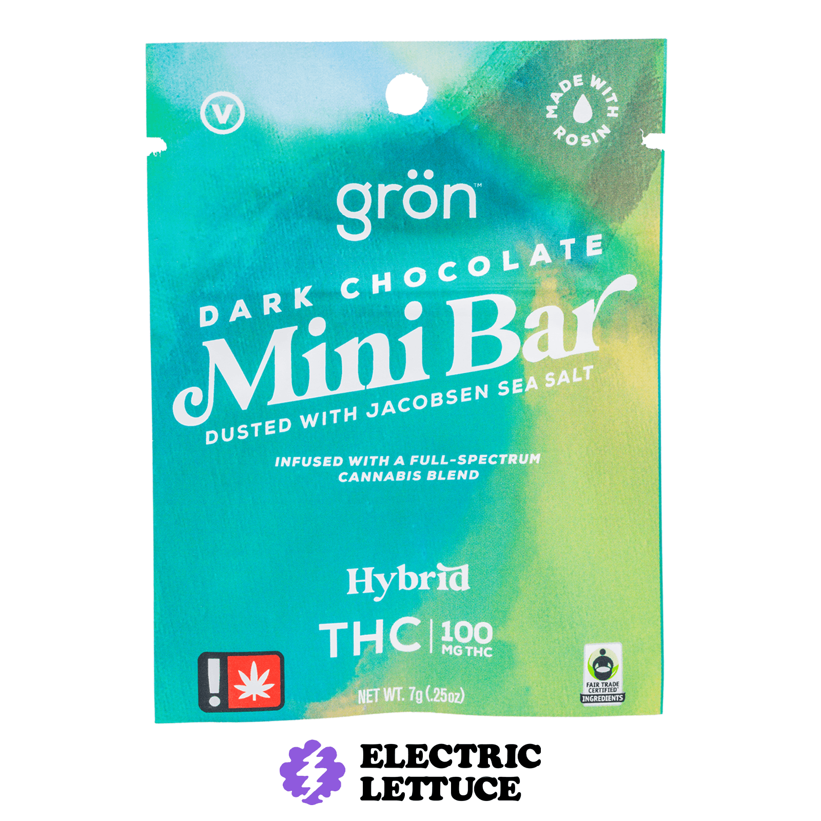 Gron Gron THC Dark Chocolate Mini Bar 100mg