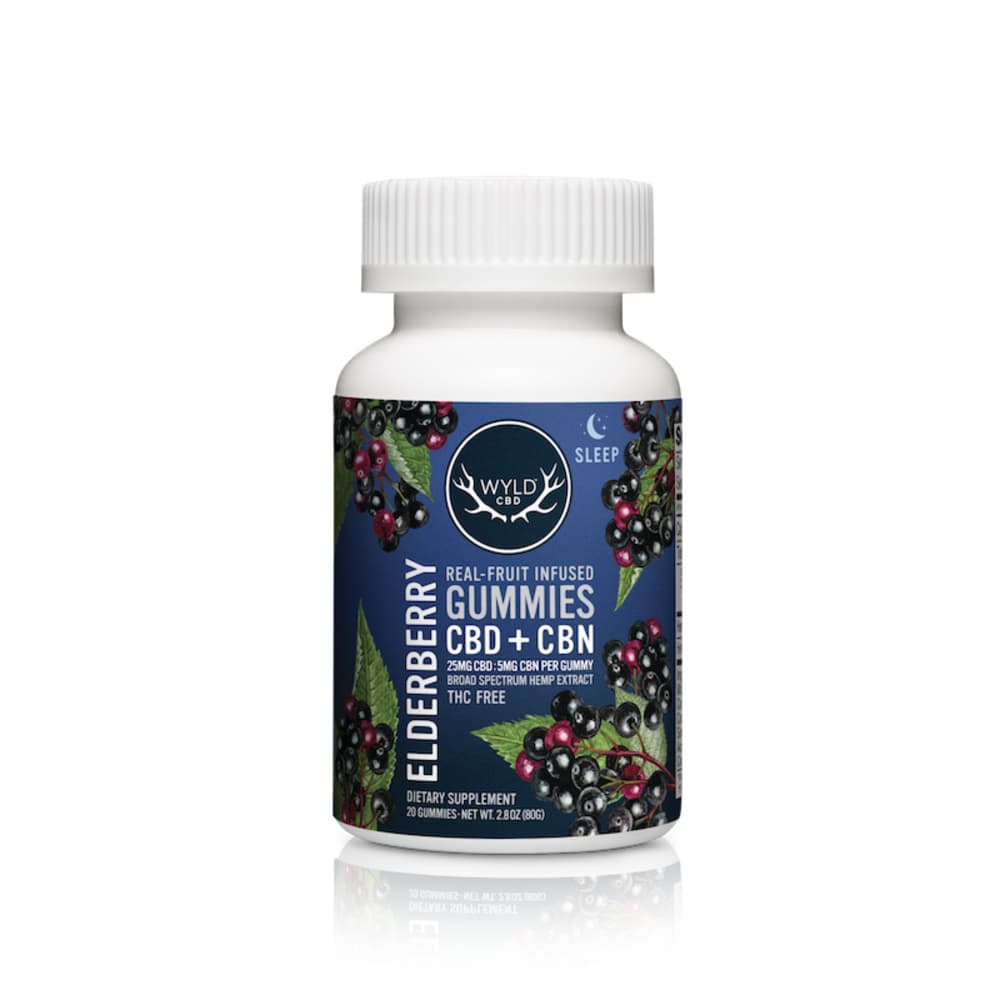 Wyld CBD Elderberry CBD:CBN Gummies | 20-pack