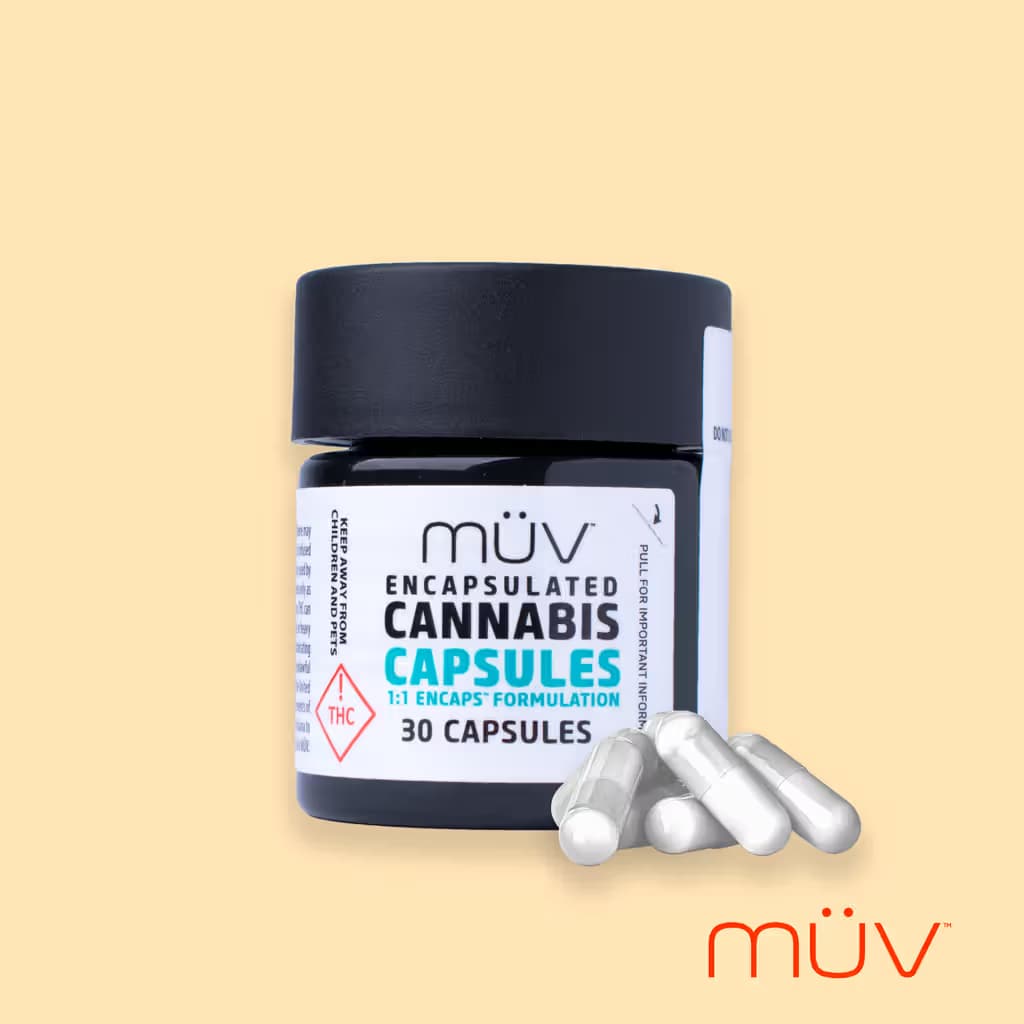 MÜV 1:1 CBD:THC Fast Acting Capsules