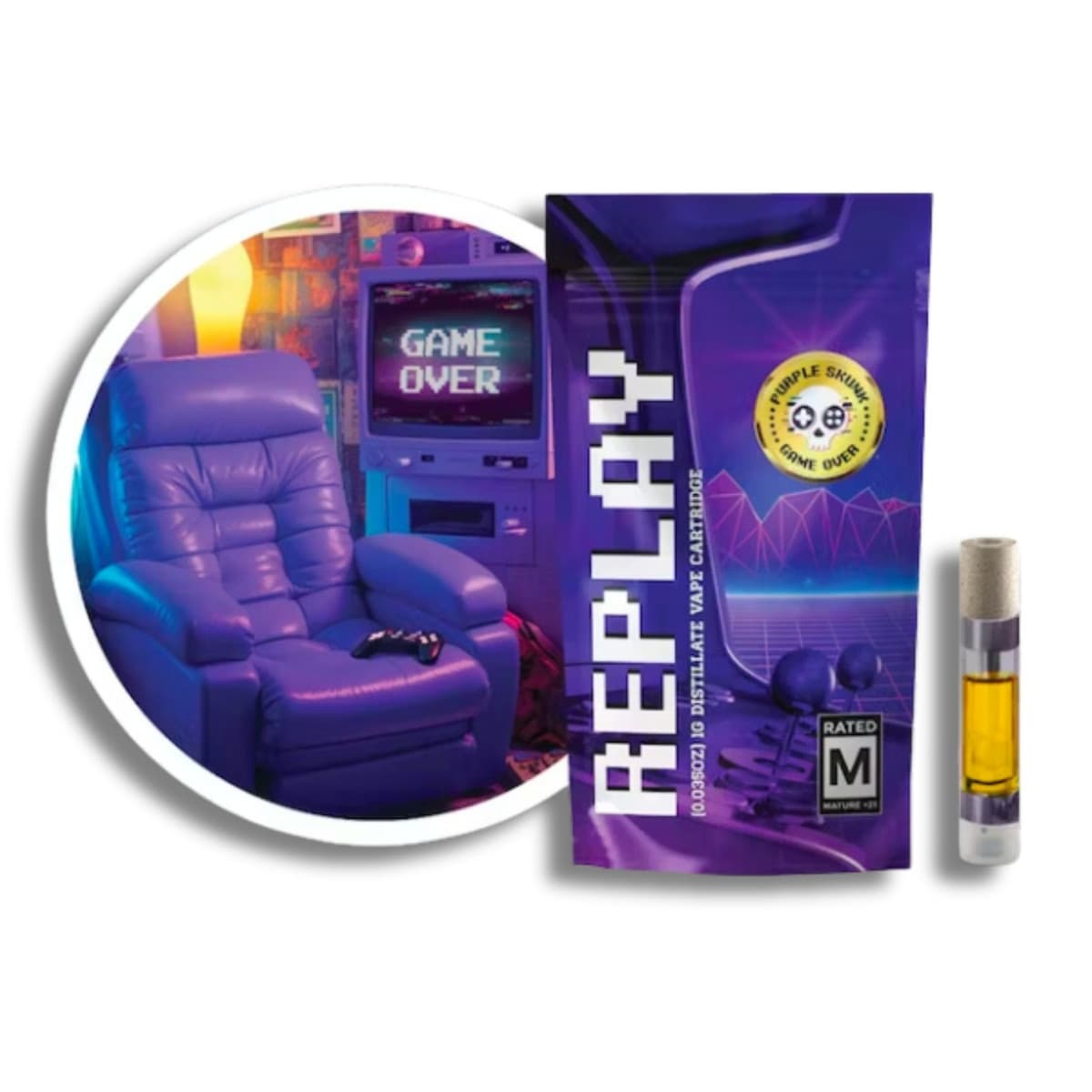 Replay VAPE | 1G | GAME OVER | INDICA | REPLAY