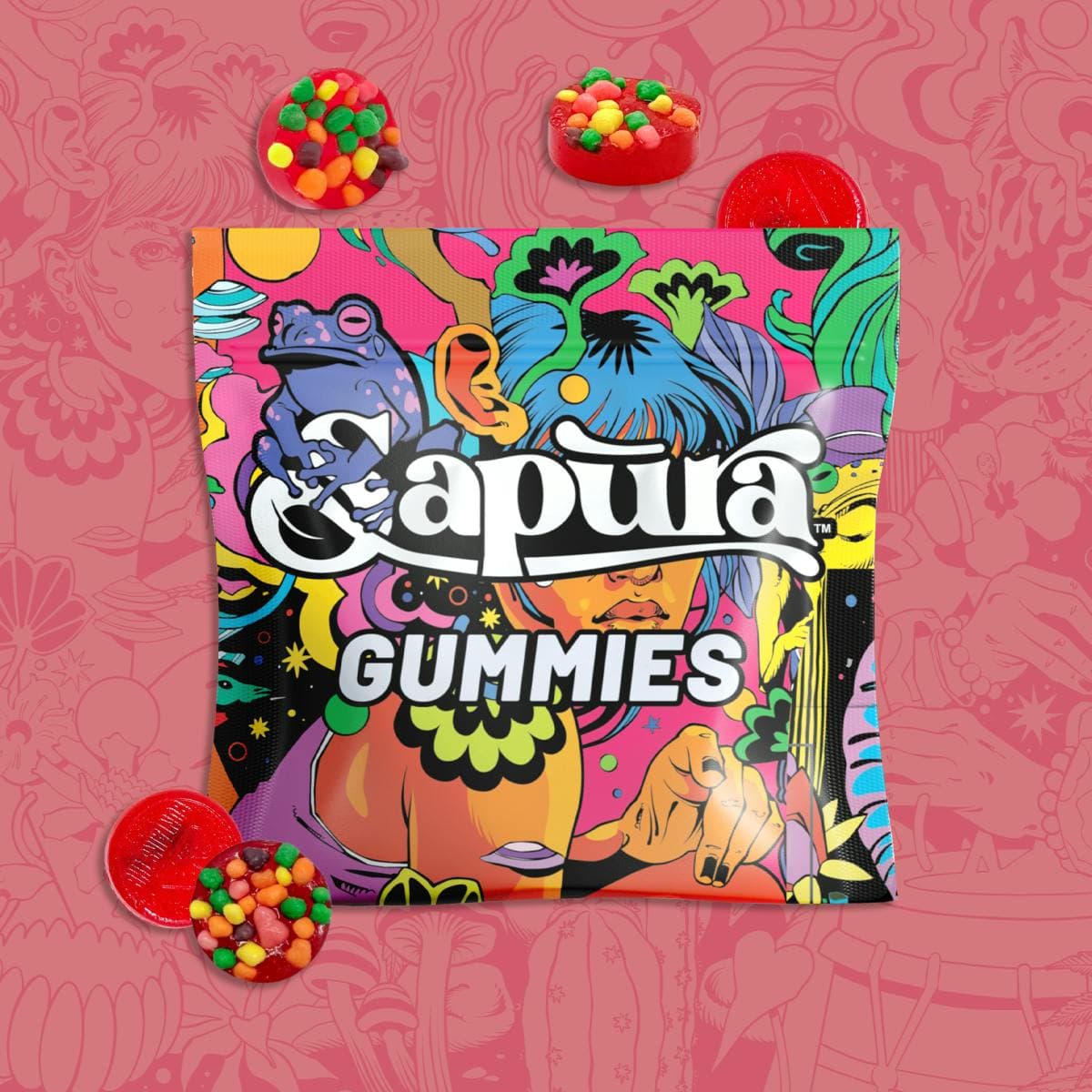 Sapūra Gummies | Strawberry Crunch | 100mg