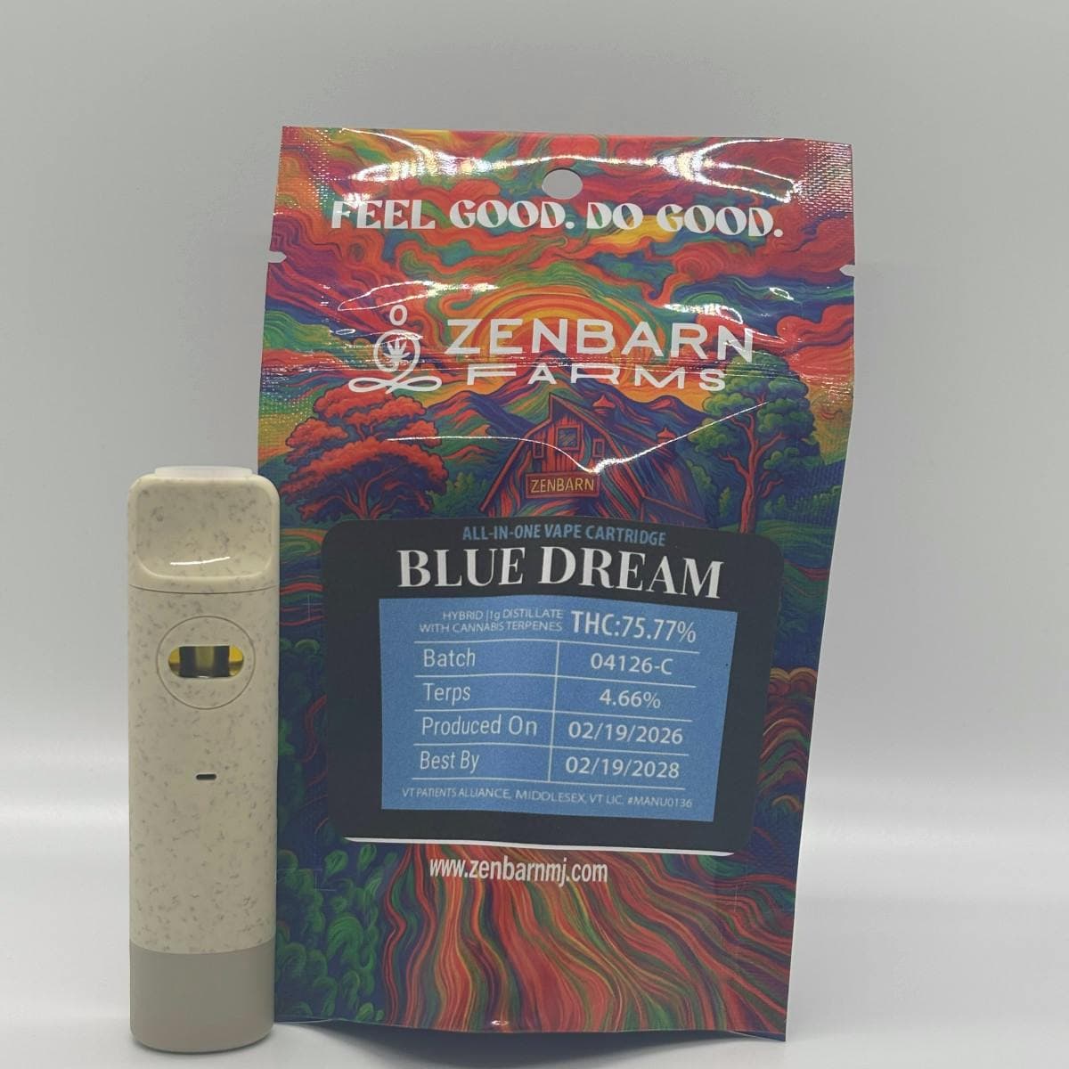 Zenbarn Farms Blue Dream All-In-One 1G Vape