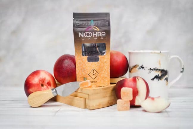 Noohra Labs Peach Fruit Drops | 5ct