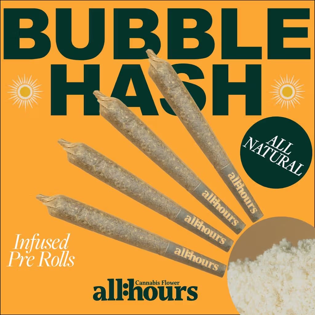 all:hours Sour Zoda Bubble Hash