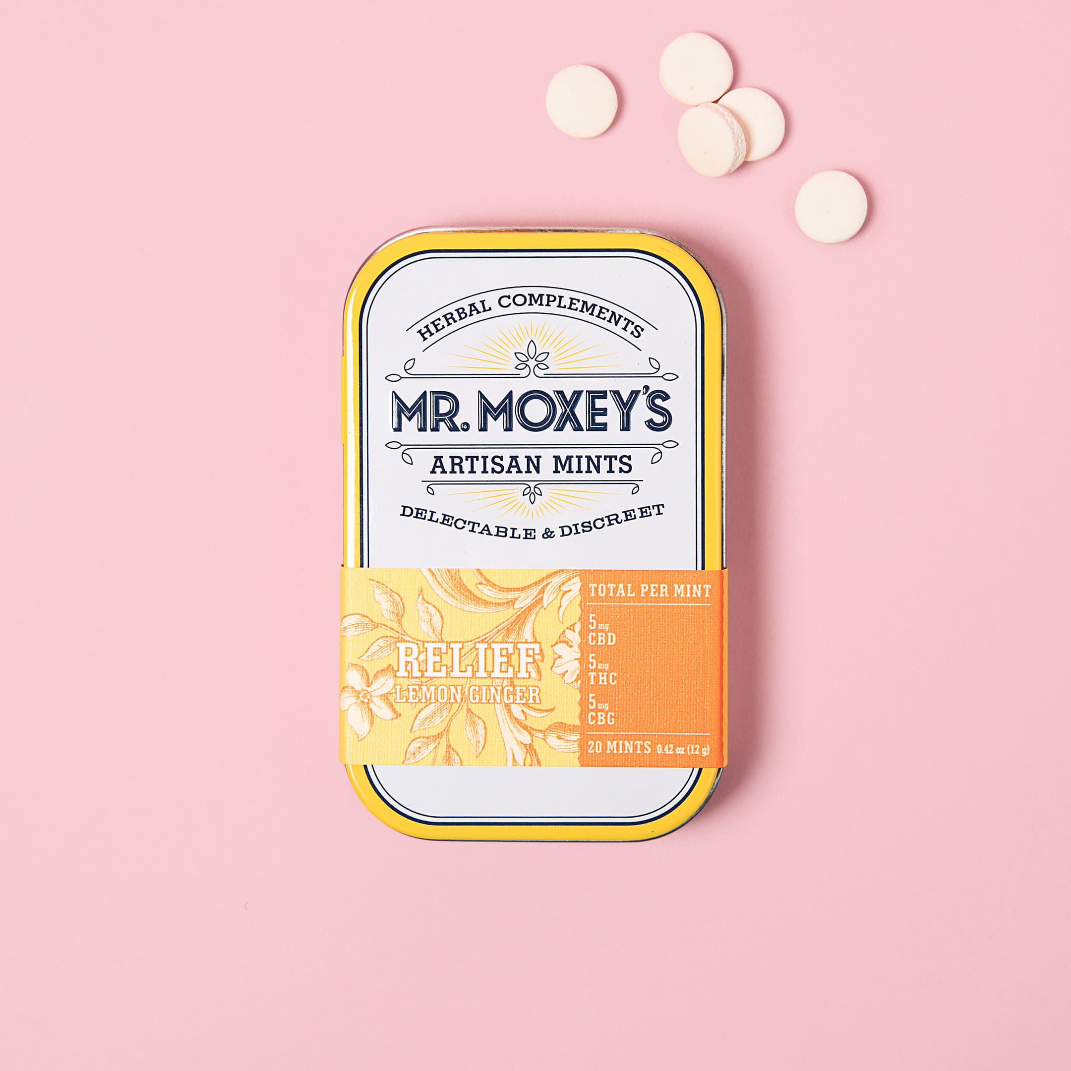 Mr. Moxey's Relief Lemon Ginger 1:1:1 CBD:THC:CBG