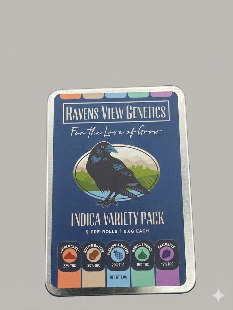 Ravens View Genetics Indica Variety Pack | 5pk