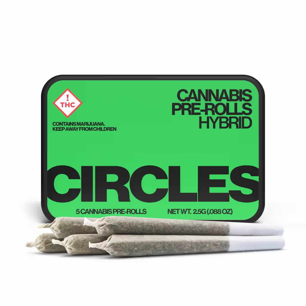 Circles Heady BTTR Preroll 5-pack