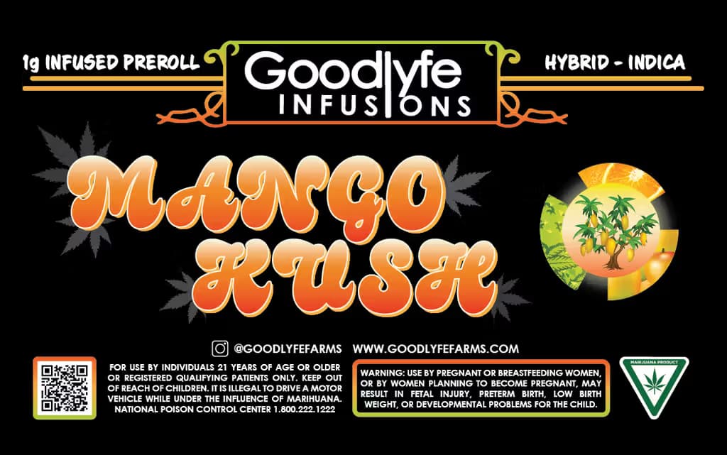 Goodlyfe Mango Kush Infused Pre-Roll
