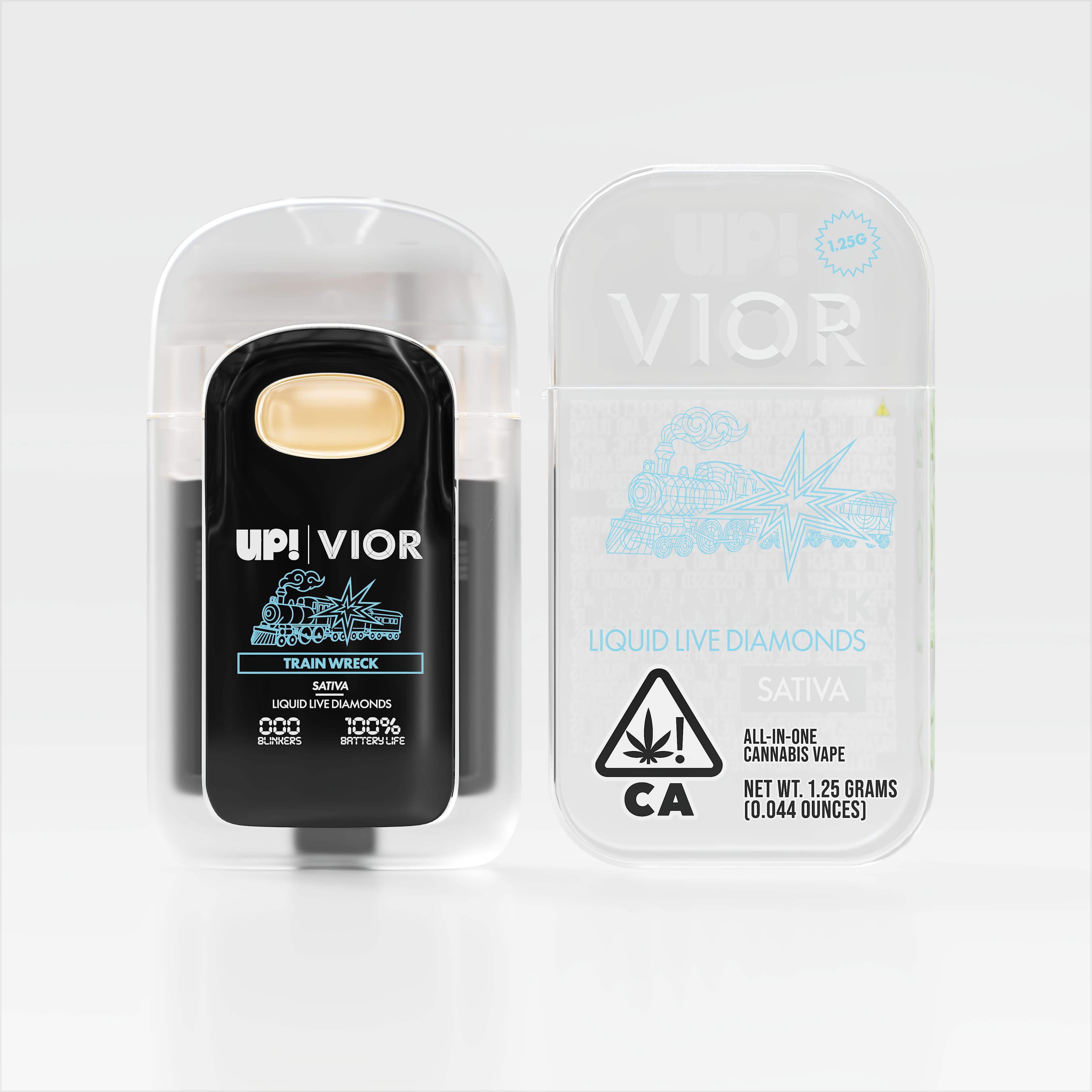 Vior Extracts VIOR x UP! - Train Wreck (Sativa) All-In-One Vape 1.25g
