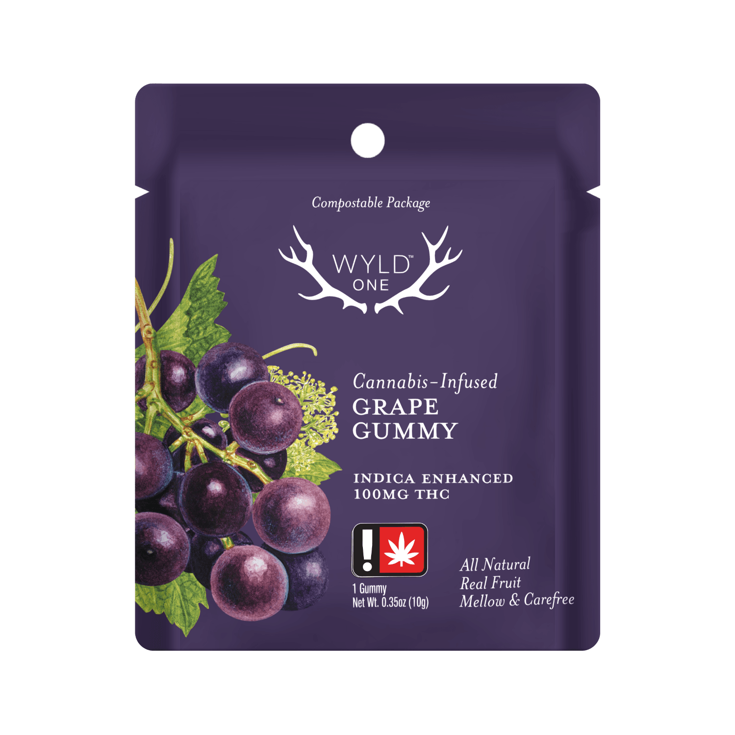 WYLD ONE Grape Gummy | 100mg (THC) | Wyld One