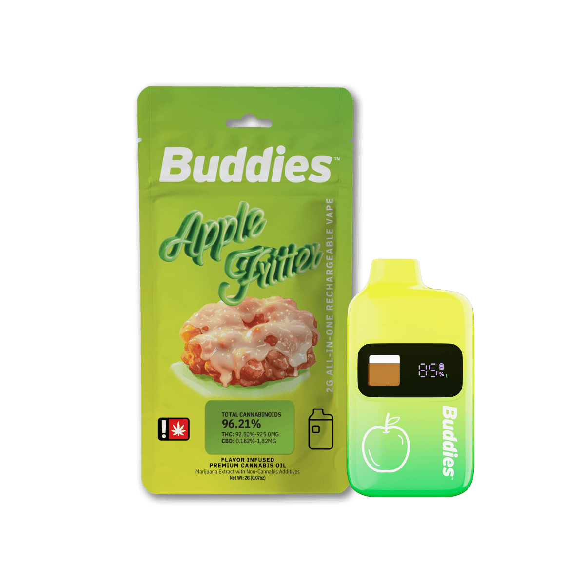 Buddies Distributin Apple Fritter Flavored Distillate | Disposable
