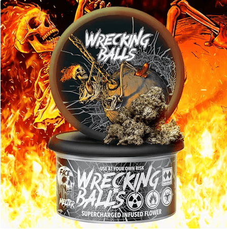 Face Melter Wrecking Balls Infused Flower - Crudecimator