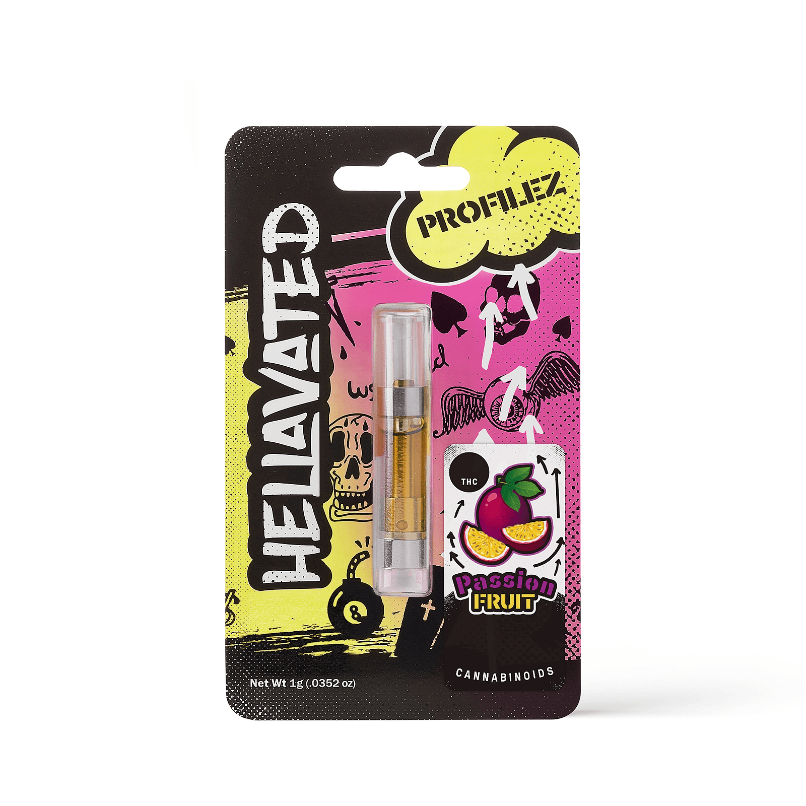 Hellavated Passion Fruit Distillate Cartridge I 1g