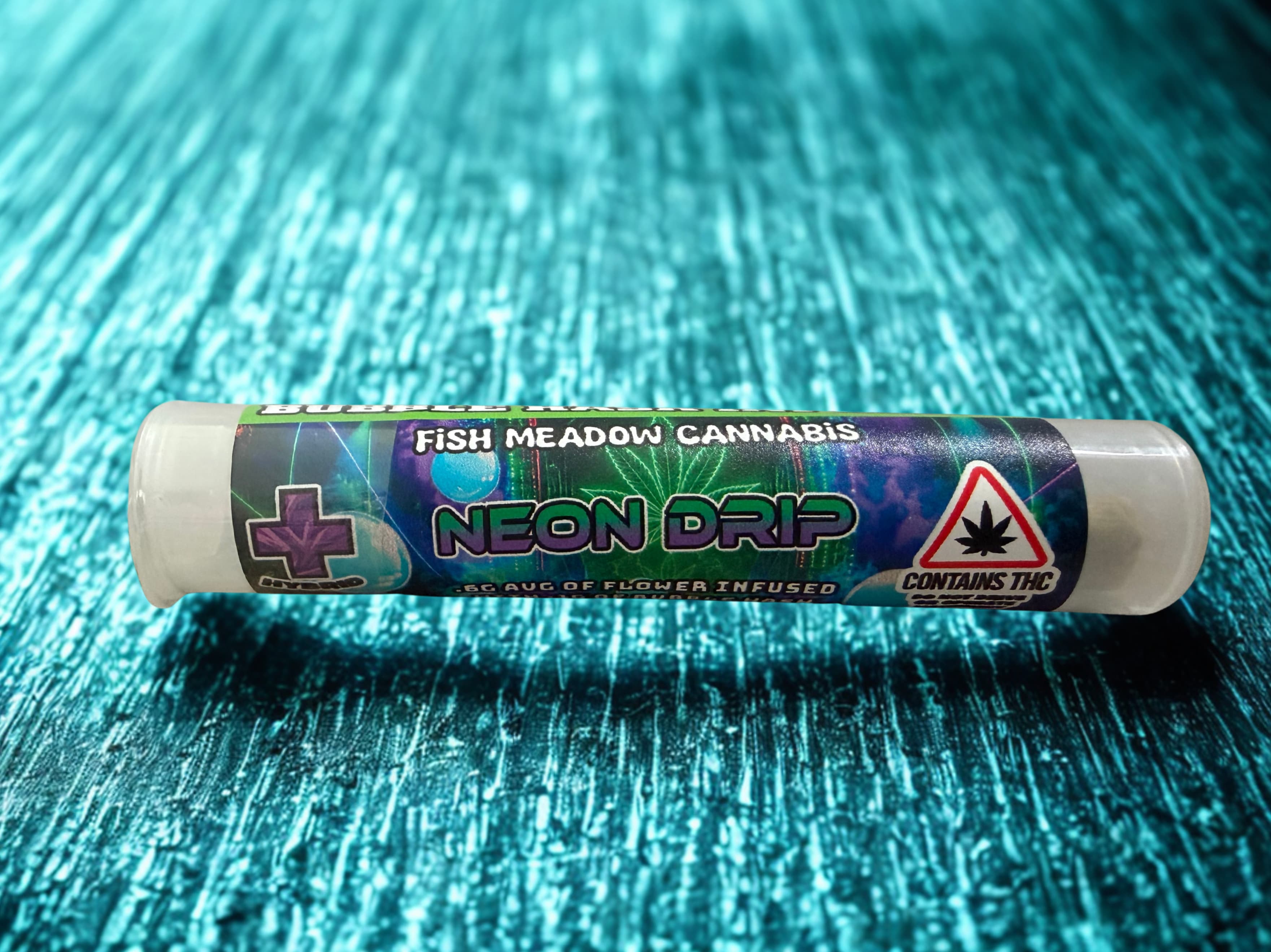 Fish Meadow Bubble Hash Pre-Roll - Neon Drip