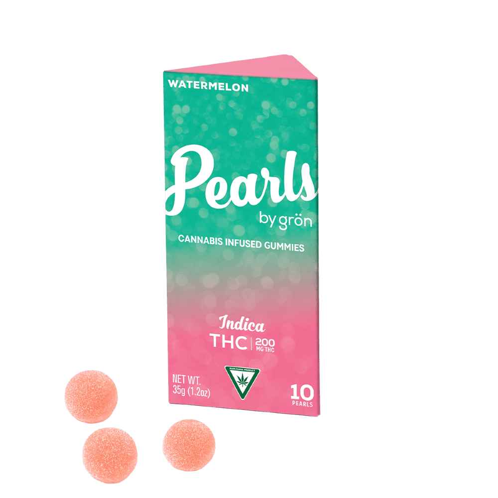 Grön Watermelon | Pearls | 200mg (10pk)
