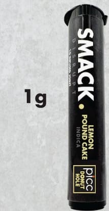 Picc Smack. - Lemon Pound Cake - 1G Infused Preroll