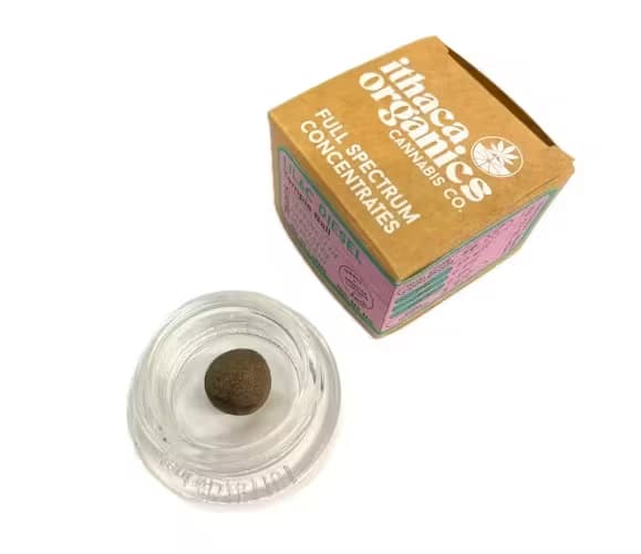 Ithaca Organics Cannabis Co. Ithaca Organics Lilac Diesel Hash Temple Ball 1g