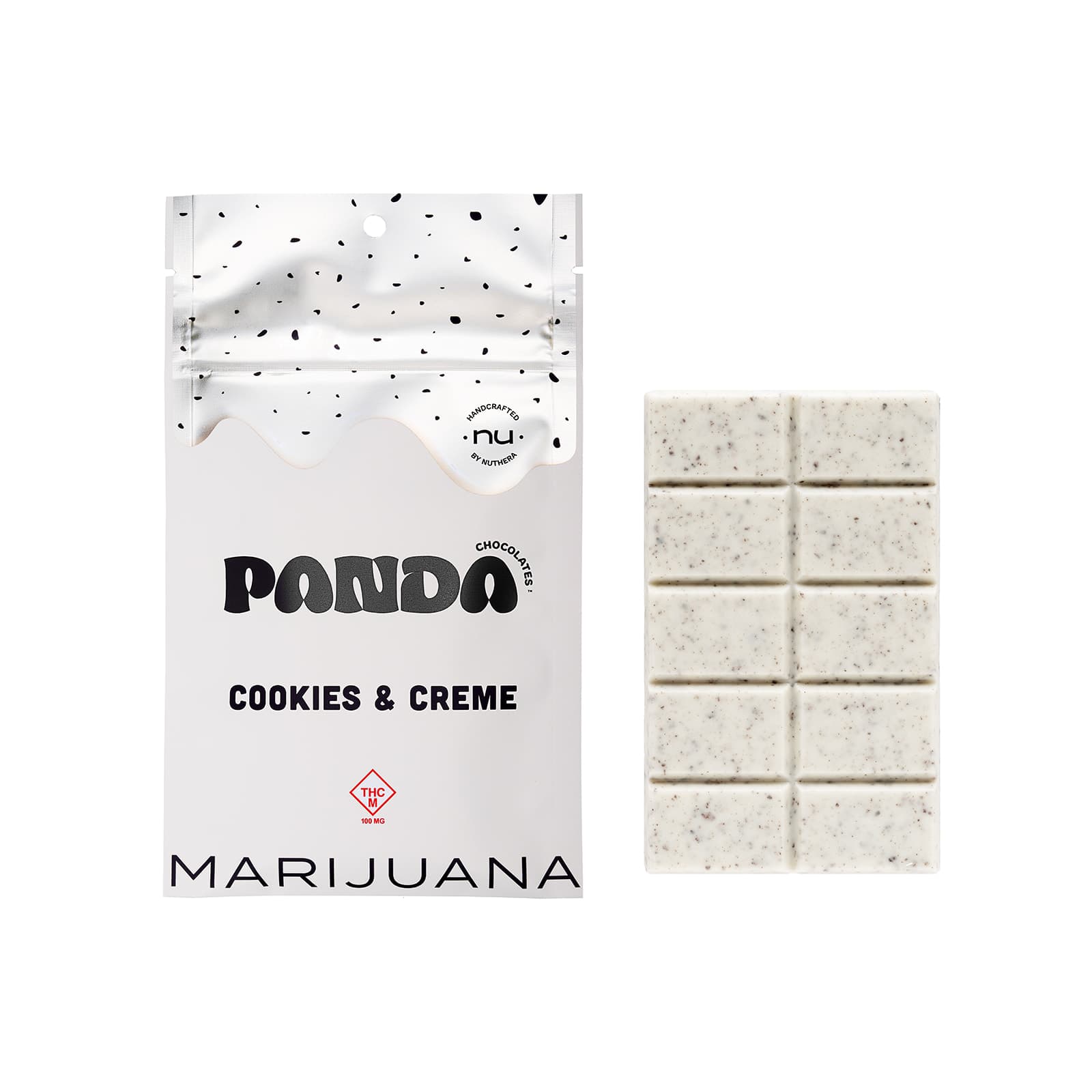 Panda Chocolate | Cookies & Creme | 100mg | 10pk