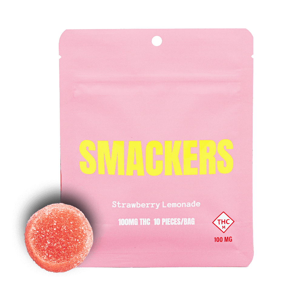 Smackers Strawberry Lemonade (Hybrid) Gummies 10pk - 100mg