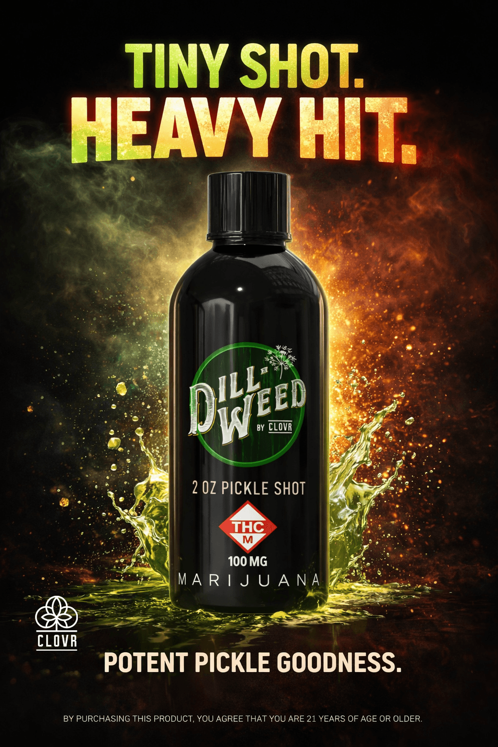 CLOVR DILL WEED | 100MG SHOT