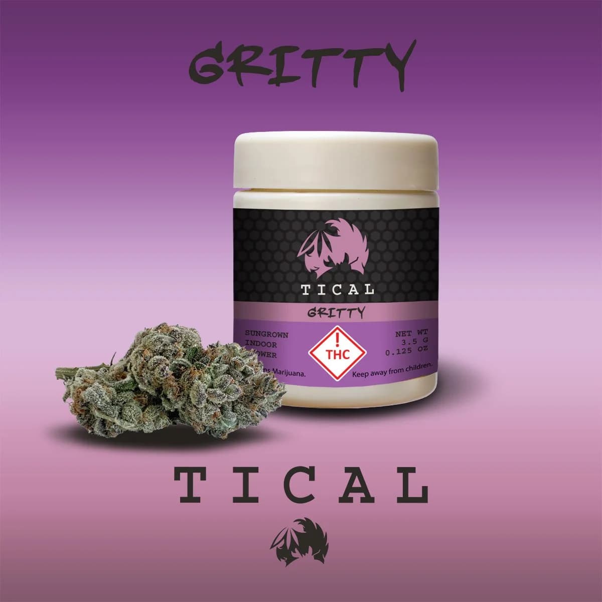 TICAL Flower | Gritty | 3.5g