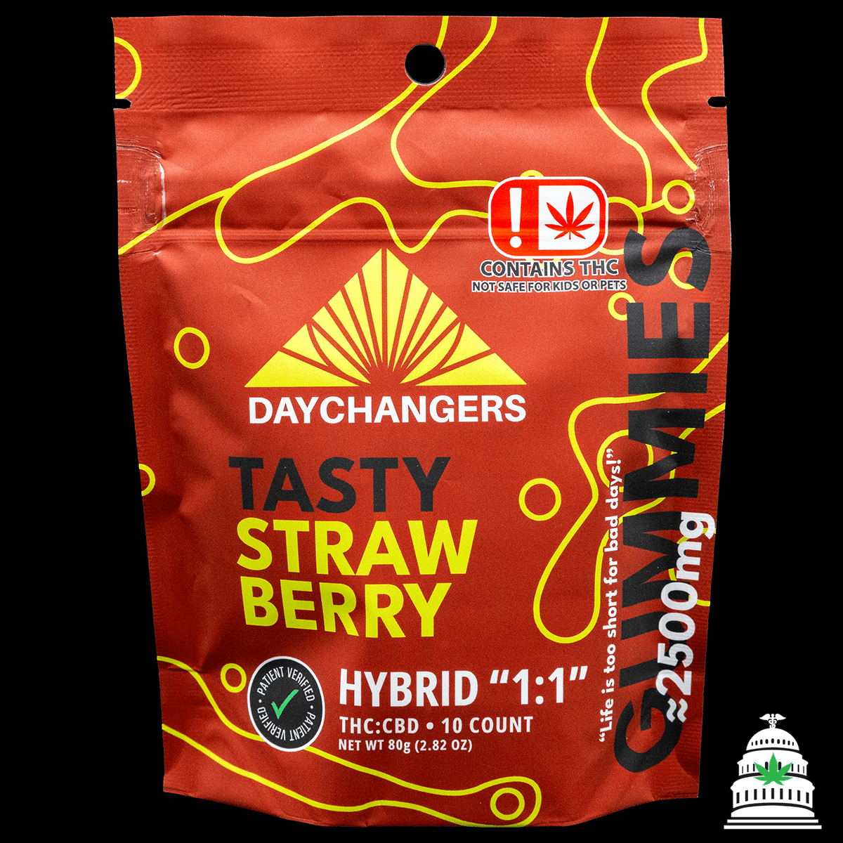 DAYCHANGERS Strawberry - 2500mg Day Changers Gummies