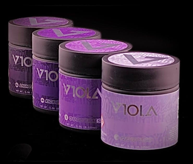 Viola Vibes Jar - Lemon Cherry Gelato
