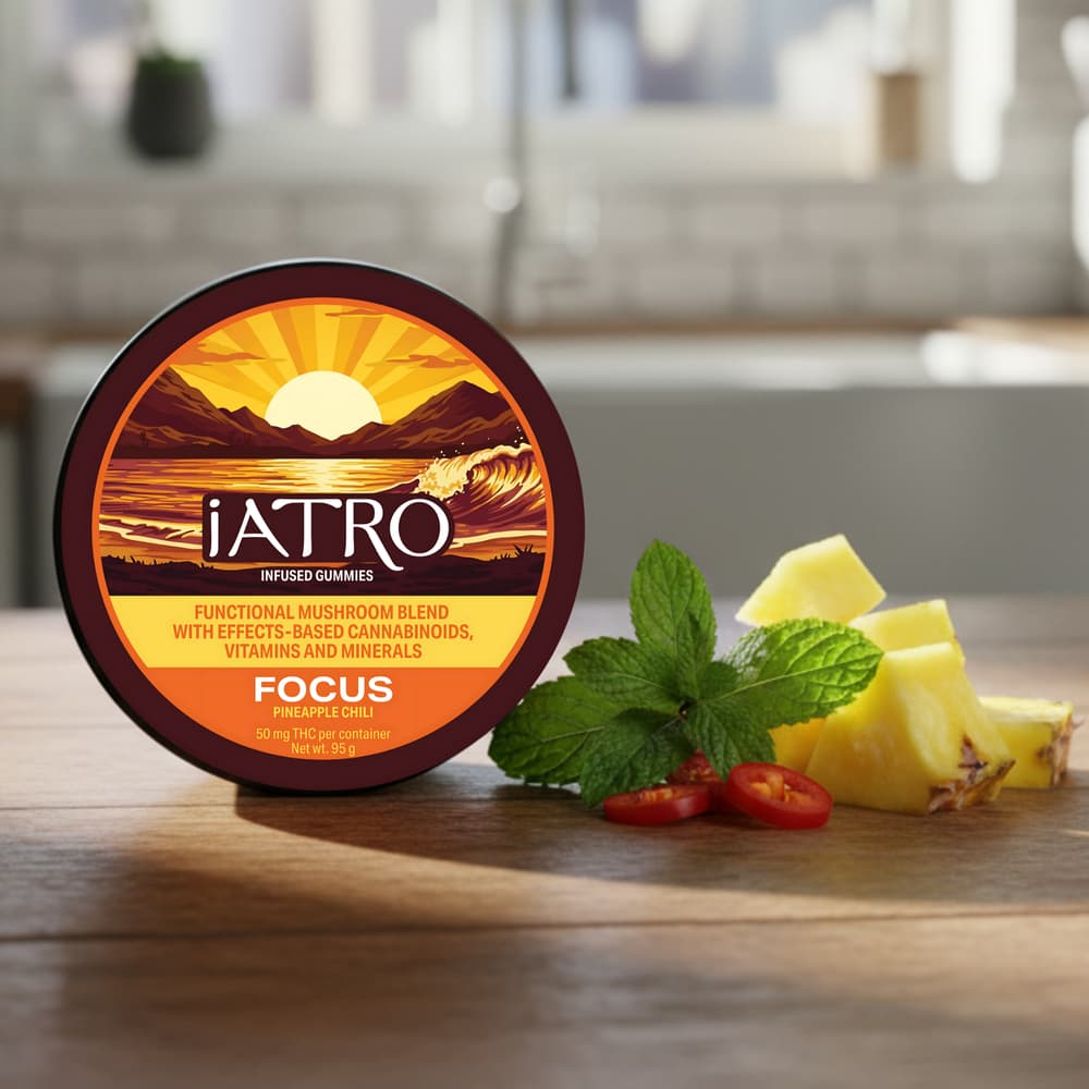 iATRO Mushroom Gummy - Pineapple Chili - Focus - 50mg