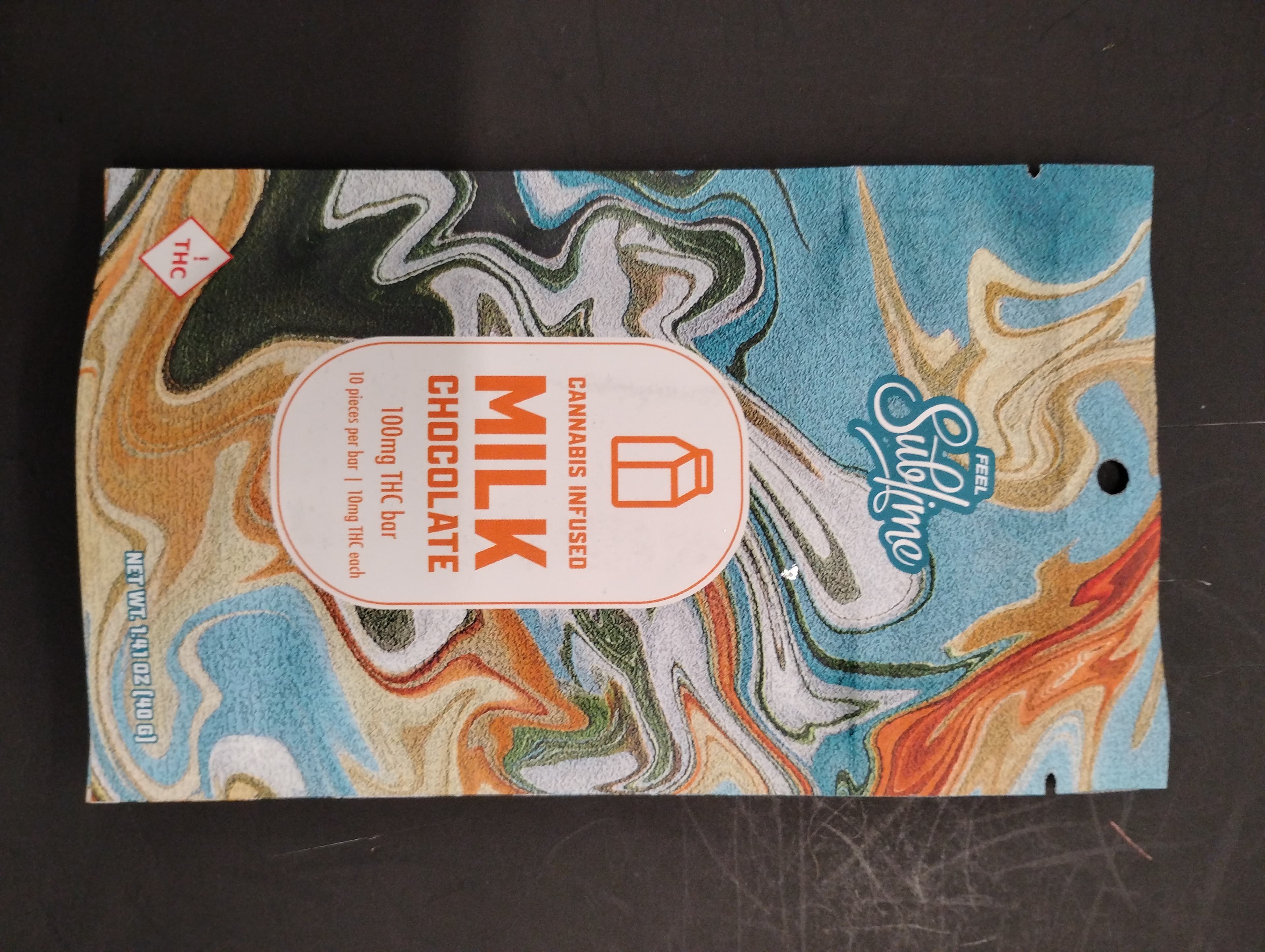 Sublime Sublime Single Milk Chocolate 10mg