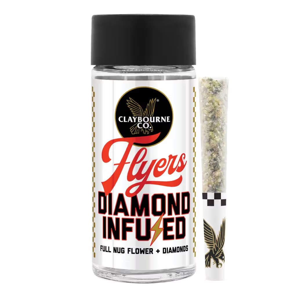 Claybourne Co. Claybourne Co. Flyers Lemon Lime Kush 1.5g Infused Blunt