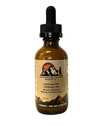 Mountain Girl Cannabis, Inc 1200mg THC/CBG Water Soluble Tincture